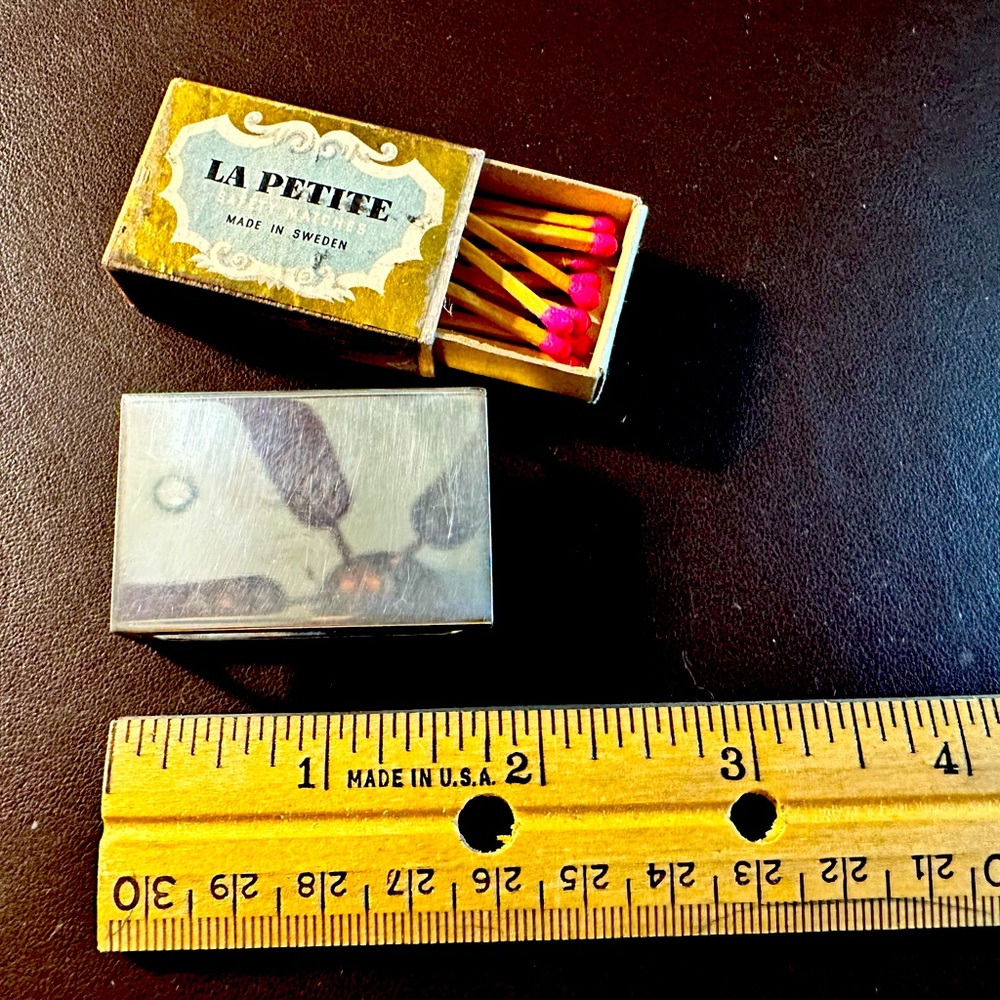 Vintage Antique .925 Sterling Matchbox Holder by Gotham